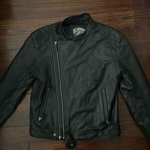 Billionaires boys club BBC Biker leather Jacket